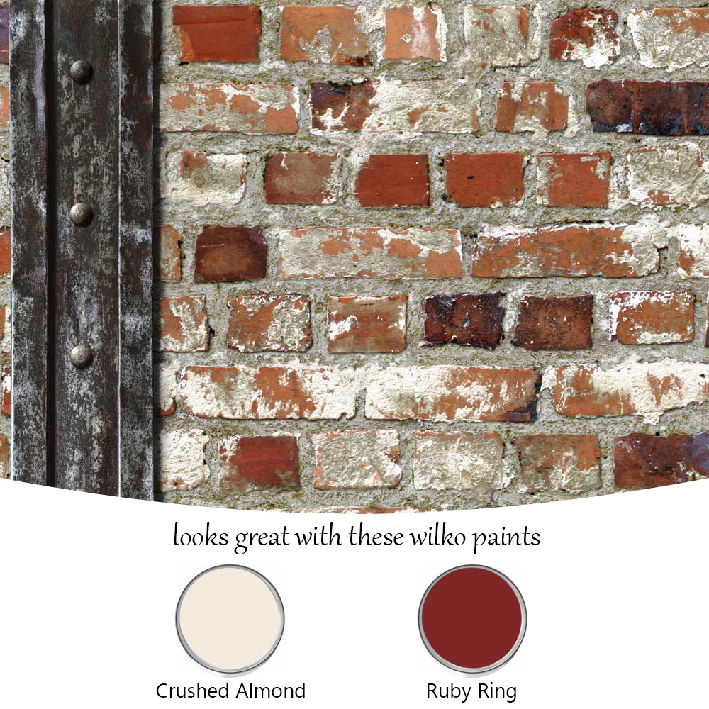 Muriva Loft Brick with Beam Wallpaper Image 4