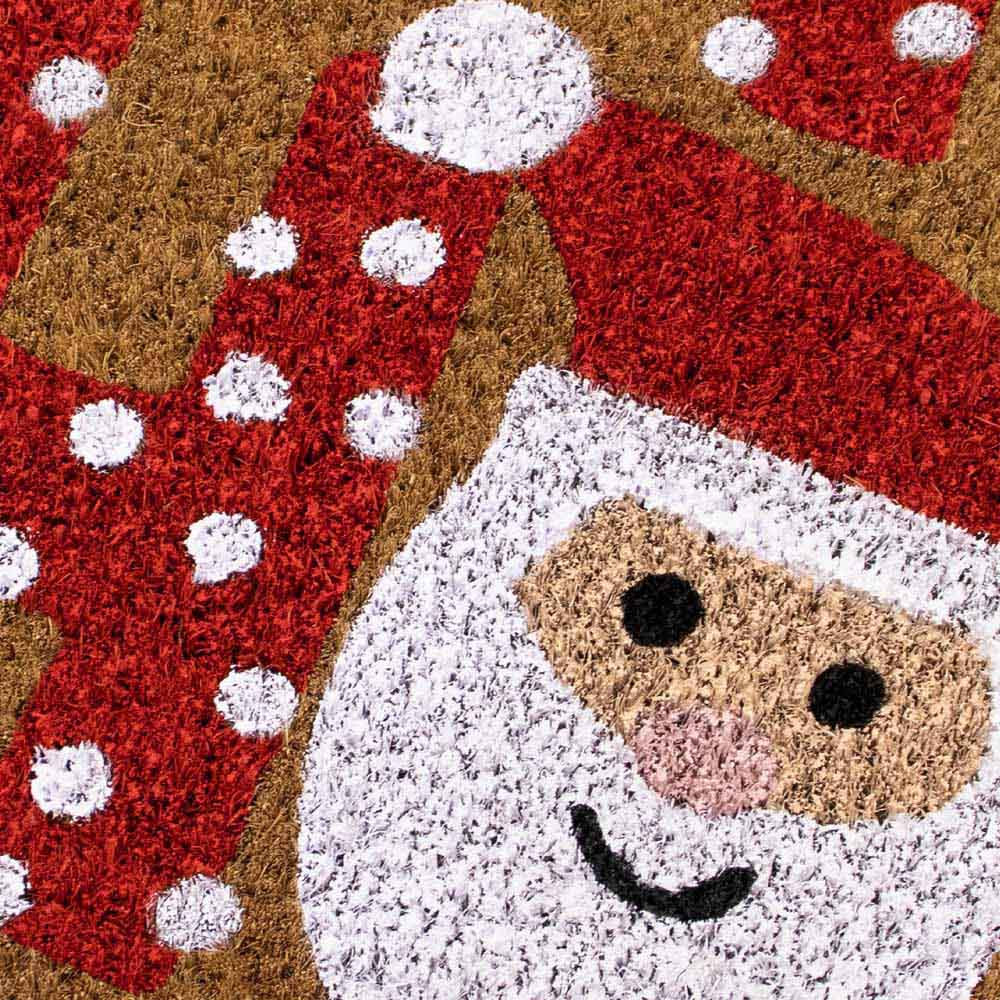 JVL Festive Christmas Ho Ho Ho Latex Backed Coir Doormat 40 x 58cm Image 4