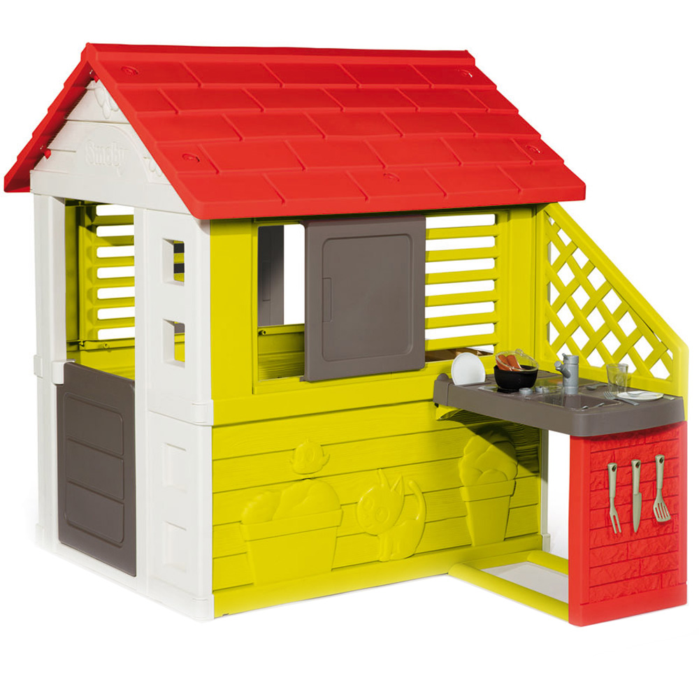 Smoby Nature Playhouse and Kitchen Image 1