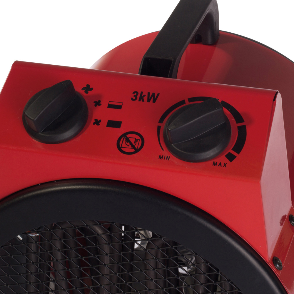 Igenix Red Drum Fan Heater 3000W Image 5