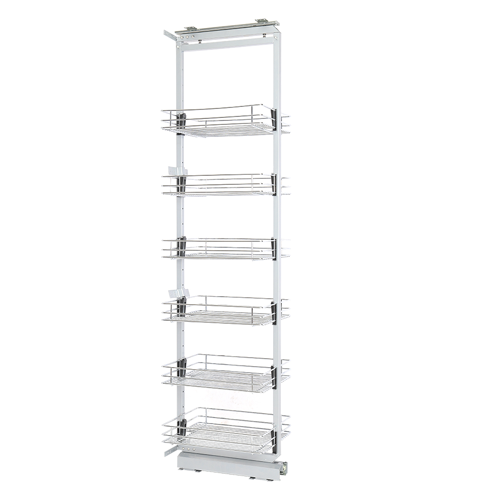 Living and Home Metal Pull-out Kitchen Basket Cabinet Image 2
