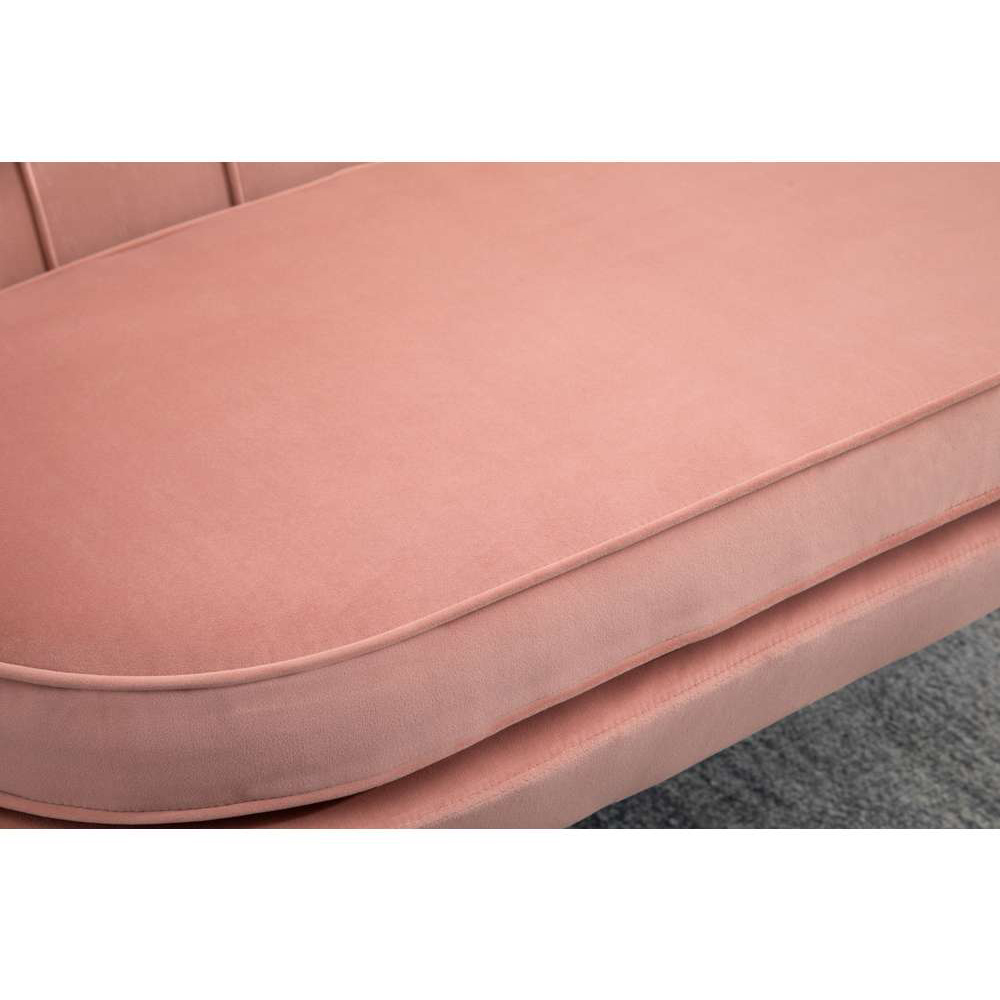 Ariel 2 Seater Coral Fabric Sofa Image 4