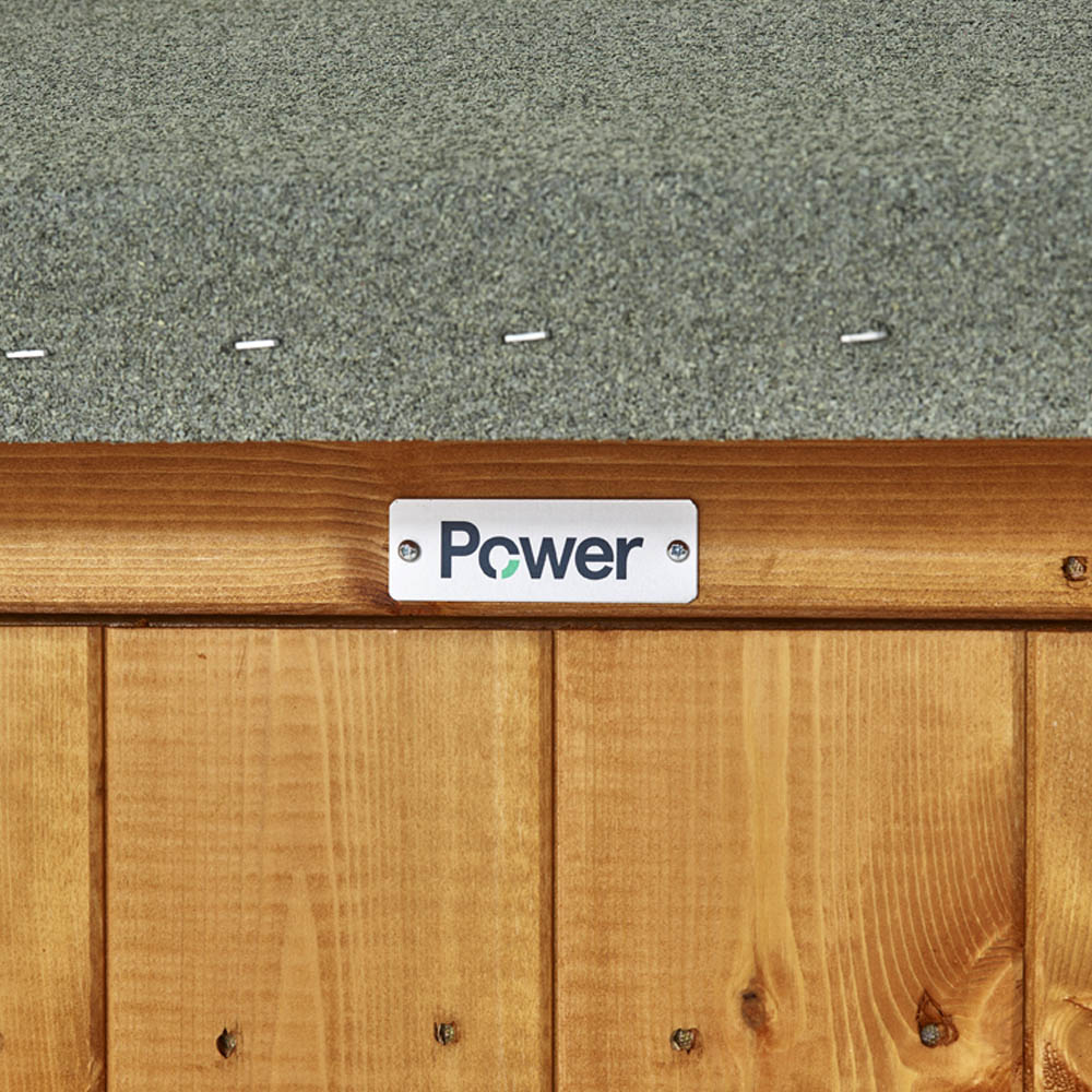 Power Sheds 20 x 4ft Pent Wooden Shed Image 3