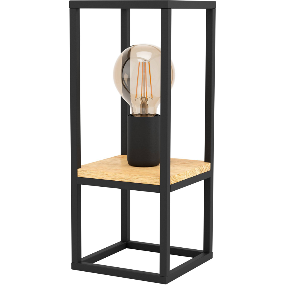 EGLO Libertad Black Caged Table Lamp Image 1