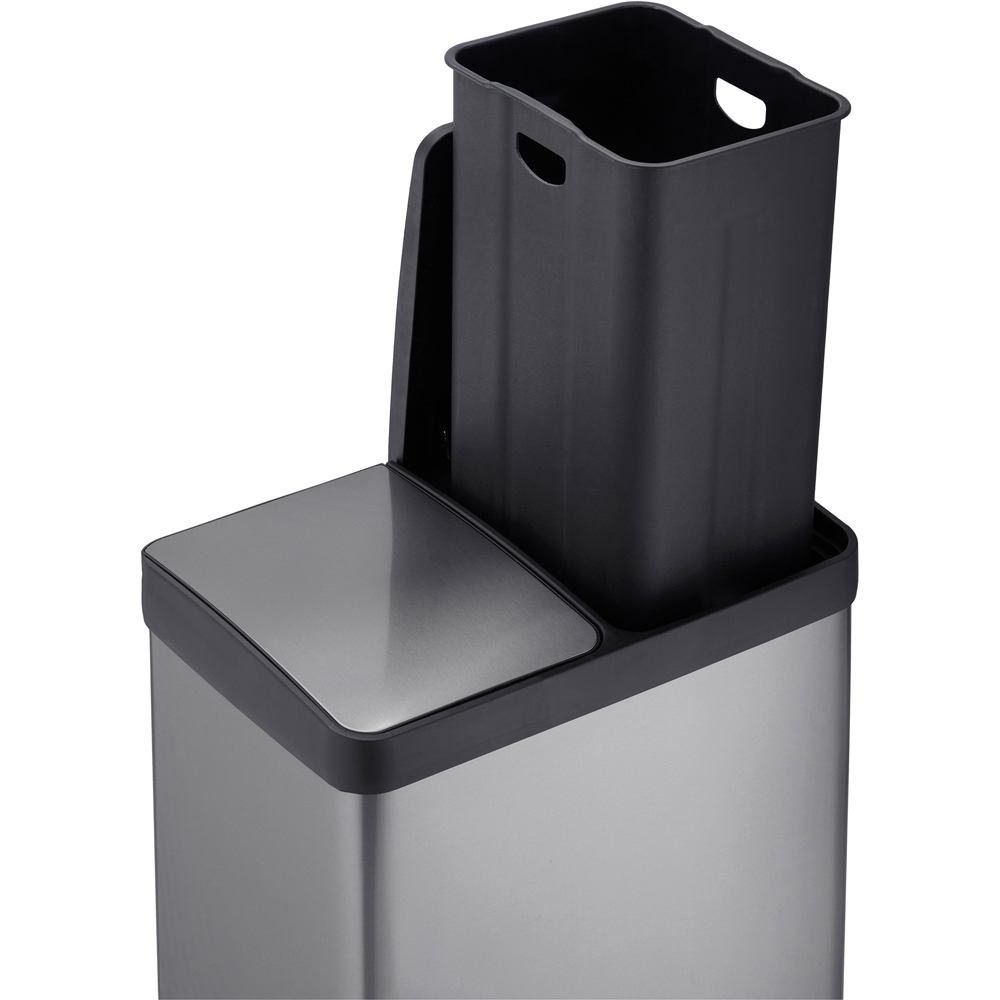 Cooks Professional G3513 Silver Dual Recycle Bin 60L Image 4