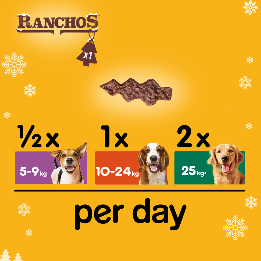 Pedigree Ranchos Meaty Christmas Tree Dog Treats 52g Image 3