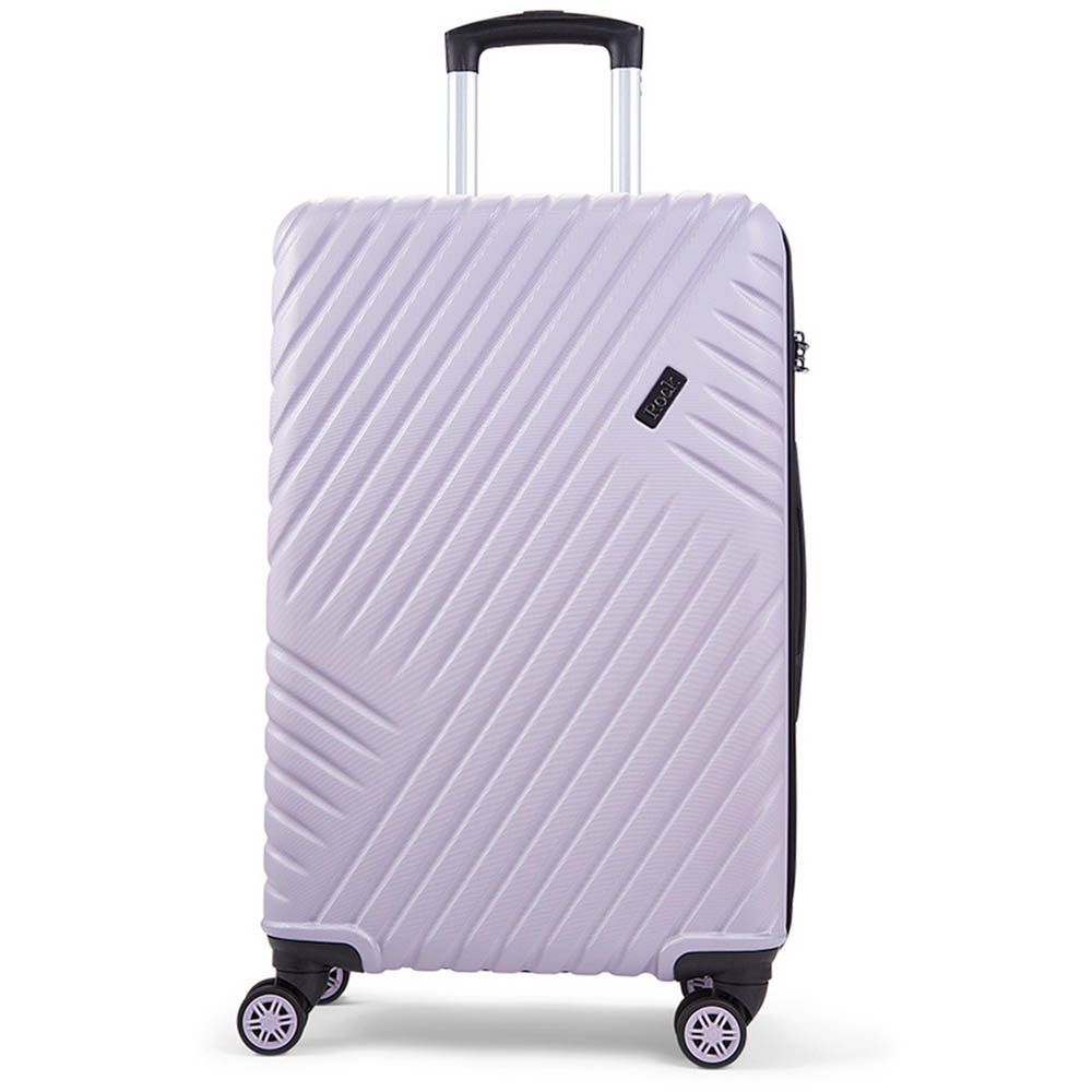Rock Santiago Medium Purple Hardshell Suitcase Image 2