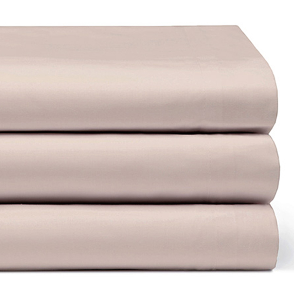 Serene Single Cream Flat Bed Sheet Image 2