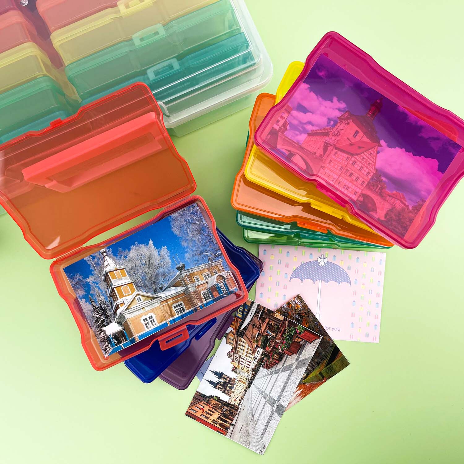 Pastel Craft Storage Box Image 3