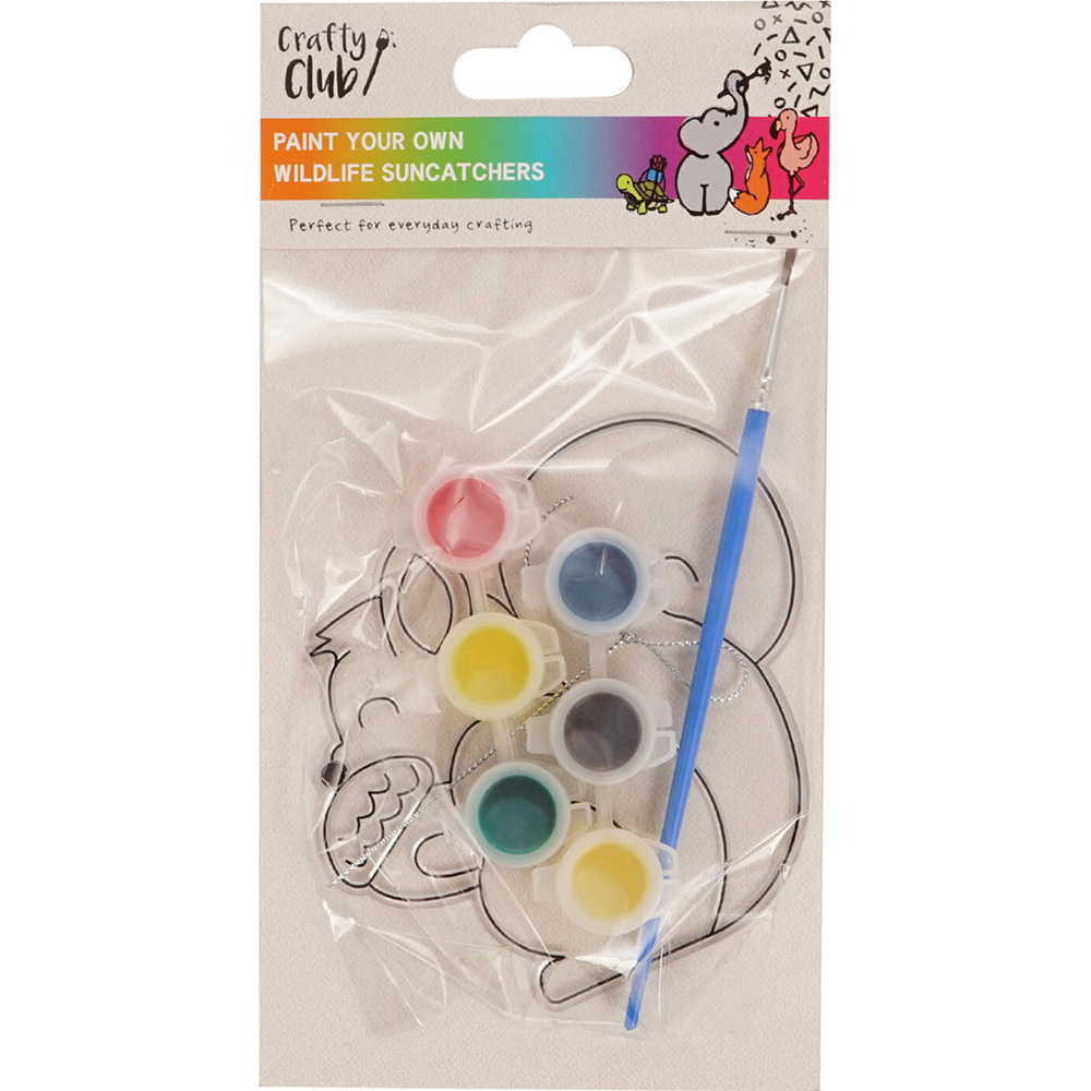 Single Crafty Club Paint Your Own Suncatchers Kit in Assorted styles Image 4