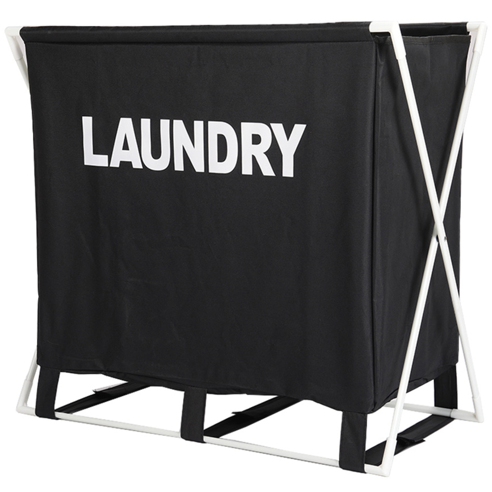 Living And Home Large Folding Laundry Basket Lightweight Image 1