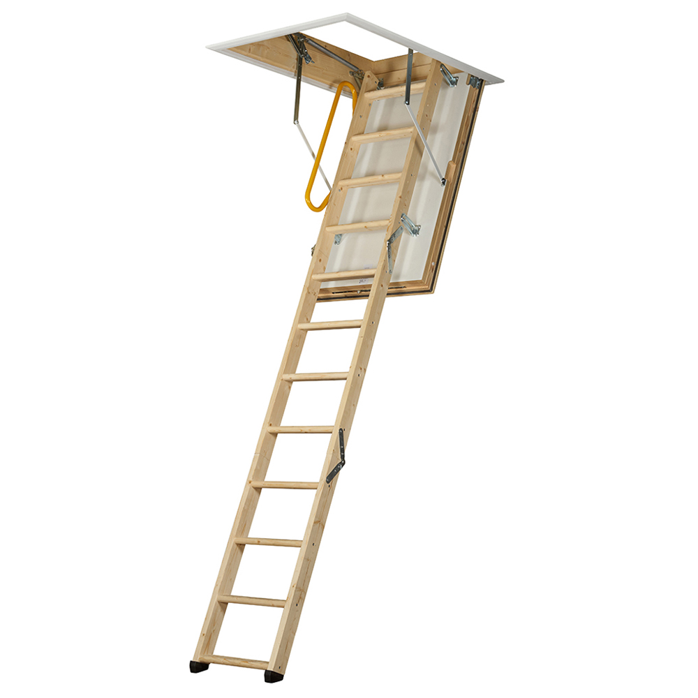 TB Davies LuxFold Timer Loft Ladder Image 1