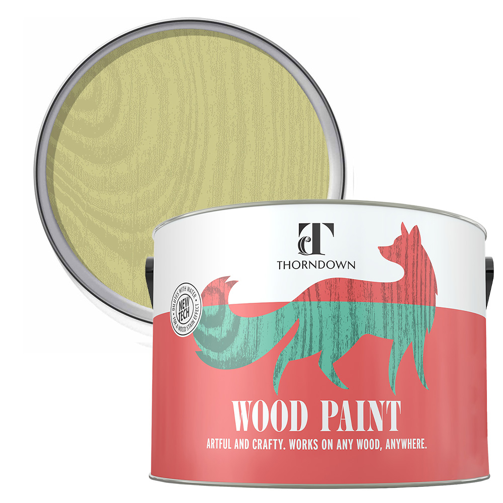 Thorndown Rhyne Green Satin Wood Paint 2.5L Image 1
