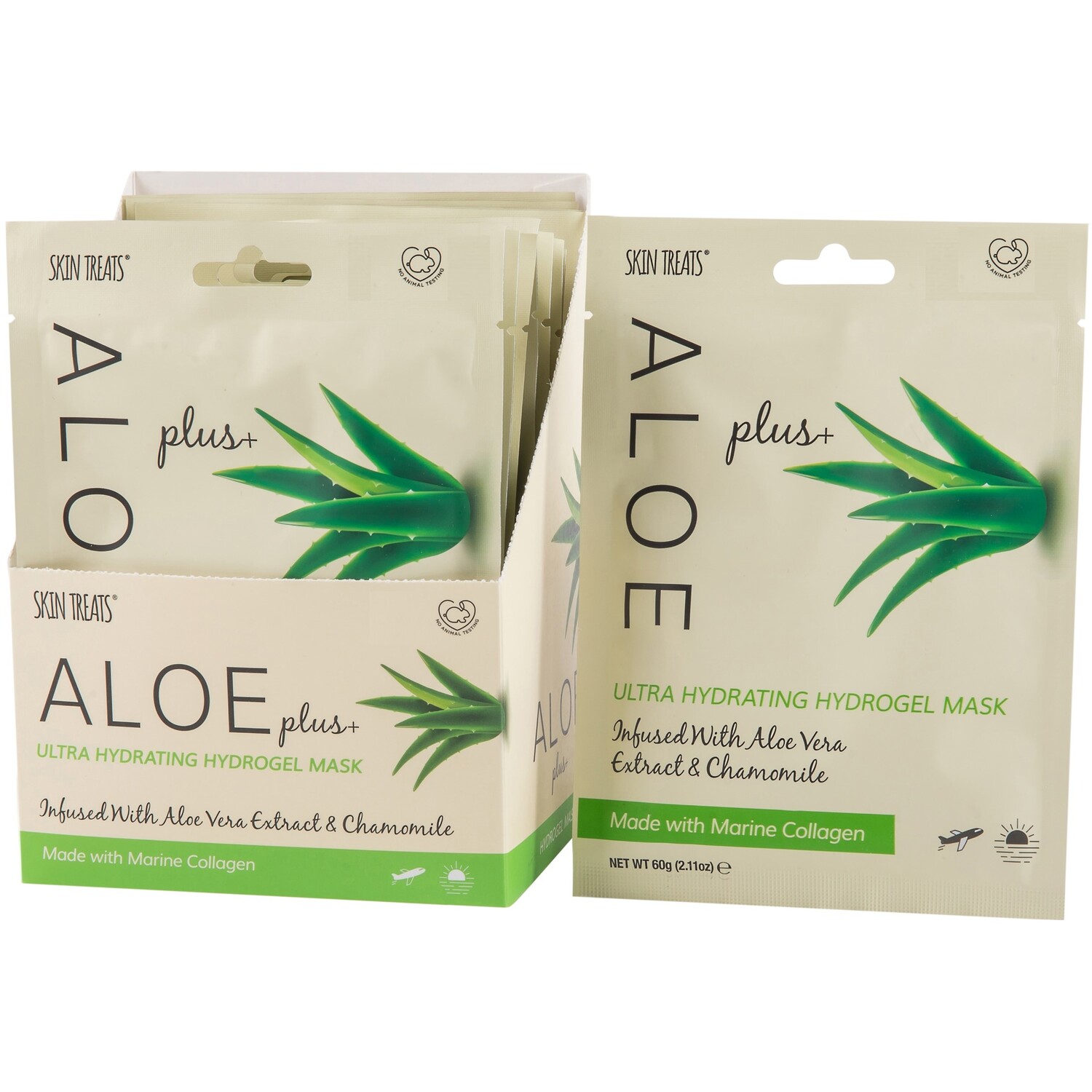 Aloe Plus Ultra Hydrating Hydrogel Mask - Natural Image