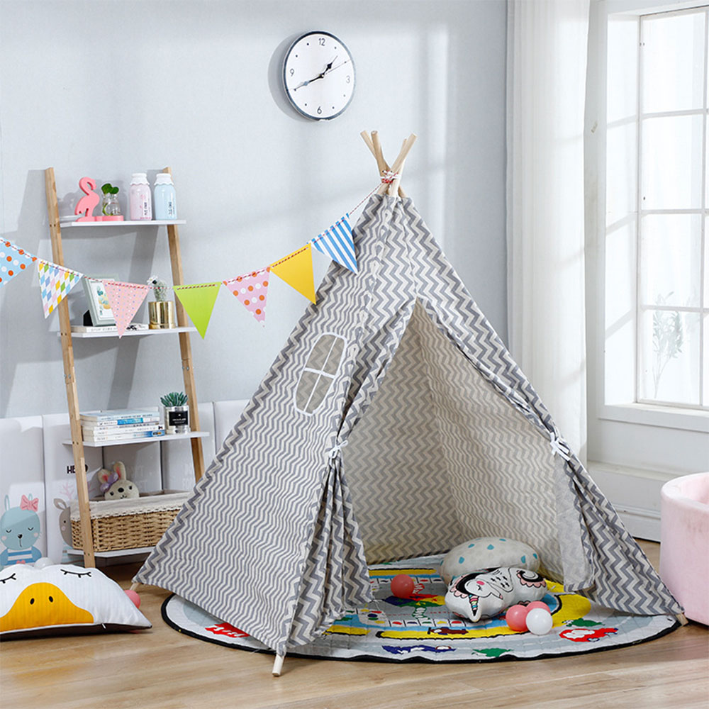 Living and Home Children Indian Tent Grey 1.6m Image 2