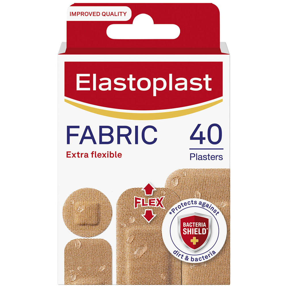 Elastoplast Fabric Plasters 40 pack Image 1