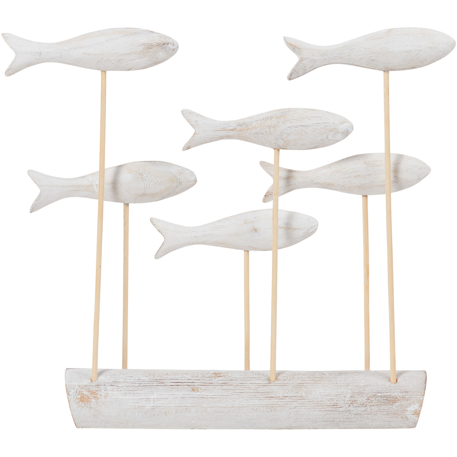 Floating Fish Ornament - White Image 1