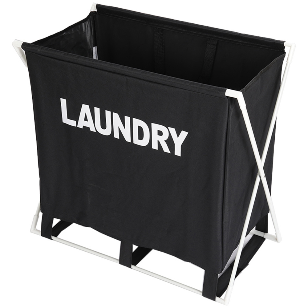 Living And Home Large Folding Laundry Basket Lightweight Image 3