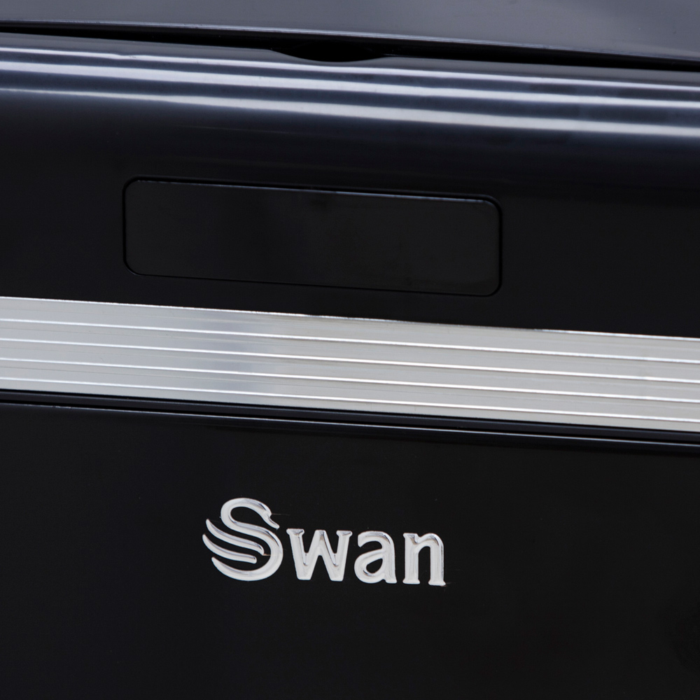 Swan Retro Square Black Sensor Bin 45L Image 3
