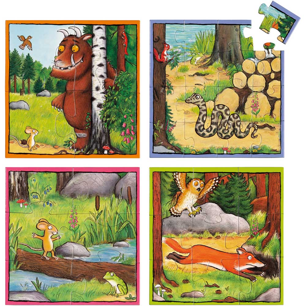 The Gruffalo 4 in 1 Puzzle Set Image 2