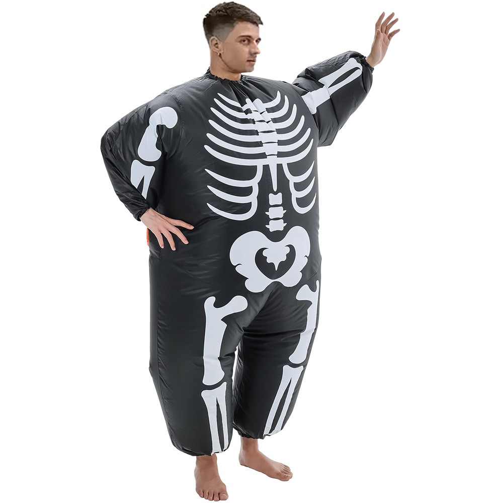 Living and Home Adult Halloween Skeleton Inflatable Cosplay Costume Image 3