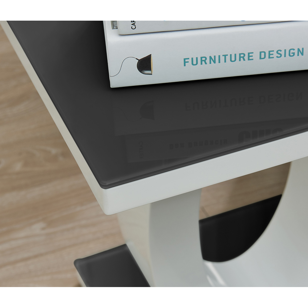 Furniturebox Lucia Black Side Table Image 4