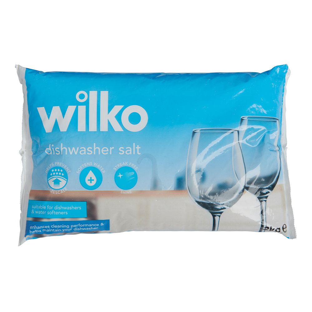 Wilko Dishwasher Salt 2kg Image 1