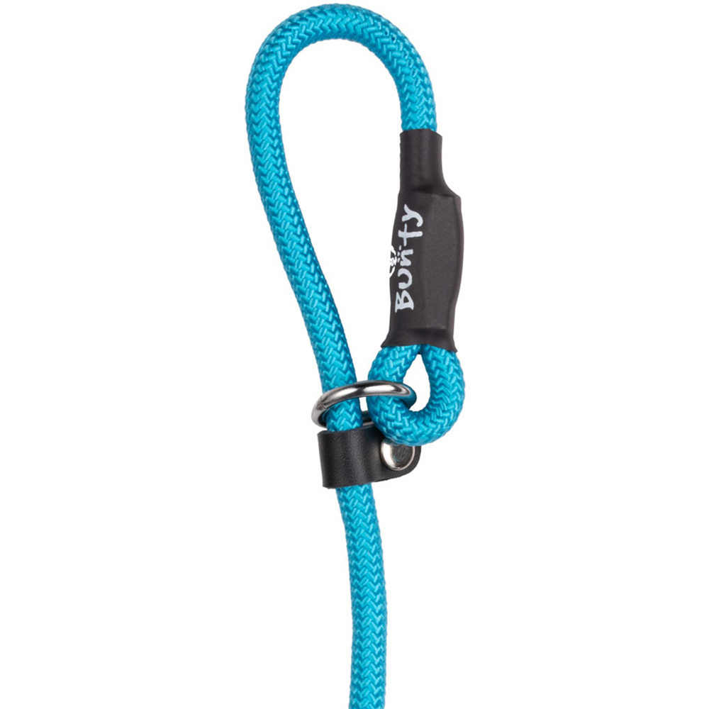 Bunty Medium 8mm Light Blue Rope Slip-On Lead For Dogs Image 3