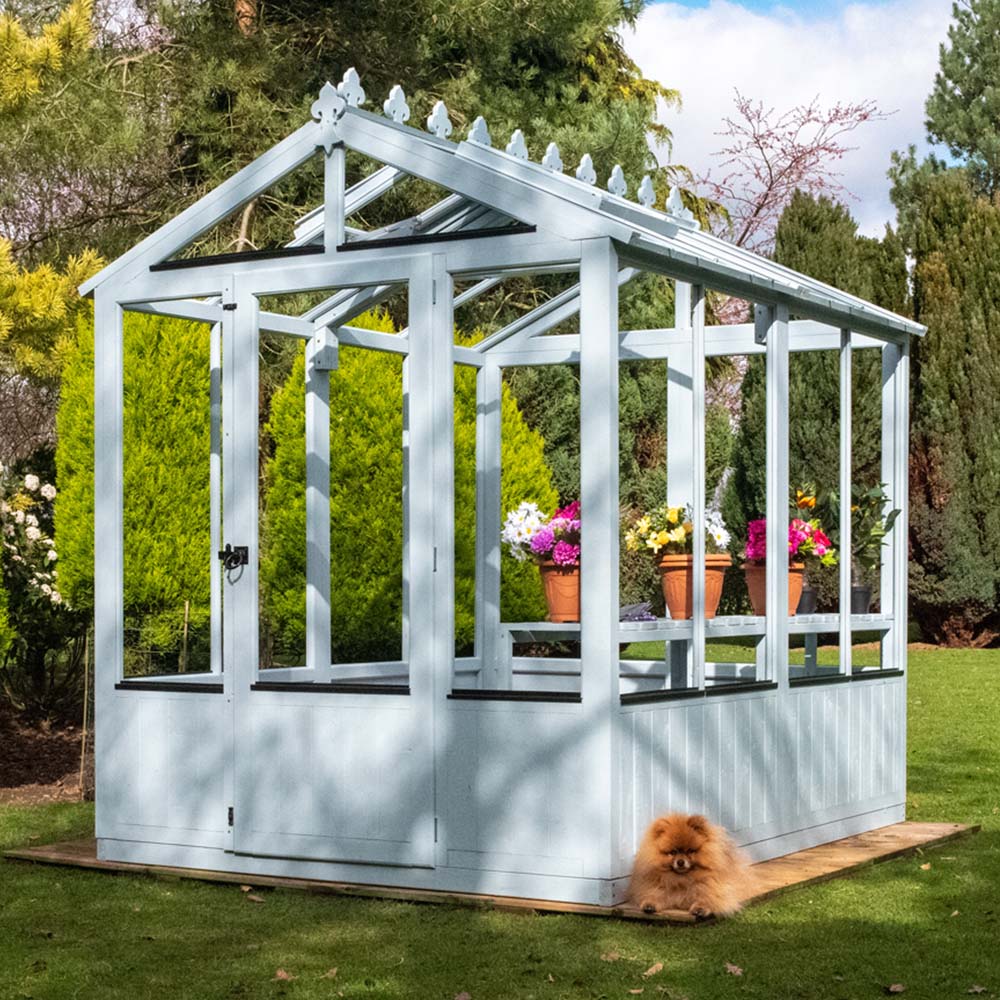 Shire Holkham Wooden 6 x 8ft Greenhouse Image 2