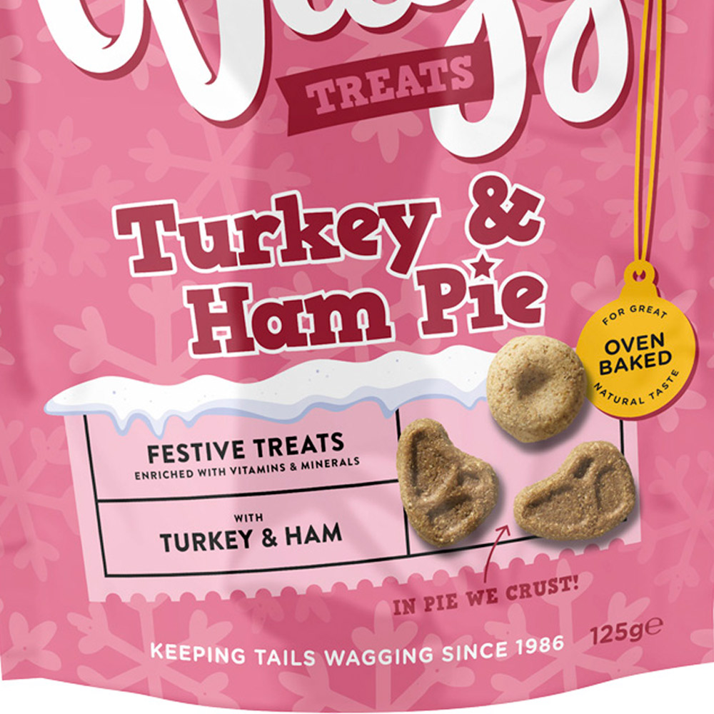 Wagg Turkey Ham Pie Treats 125g Image 3