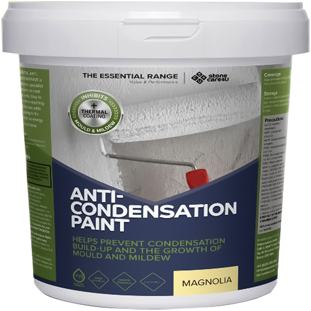 StoneCare4U Essential Walls & Ceilings Magnolia Anti Condensation Paint 2.5L Image 2