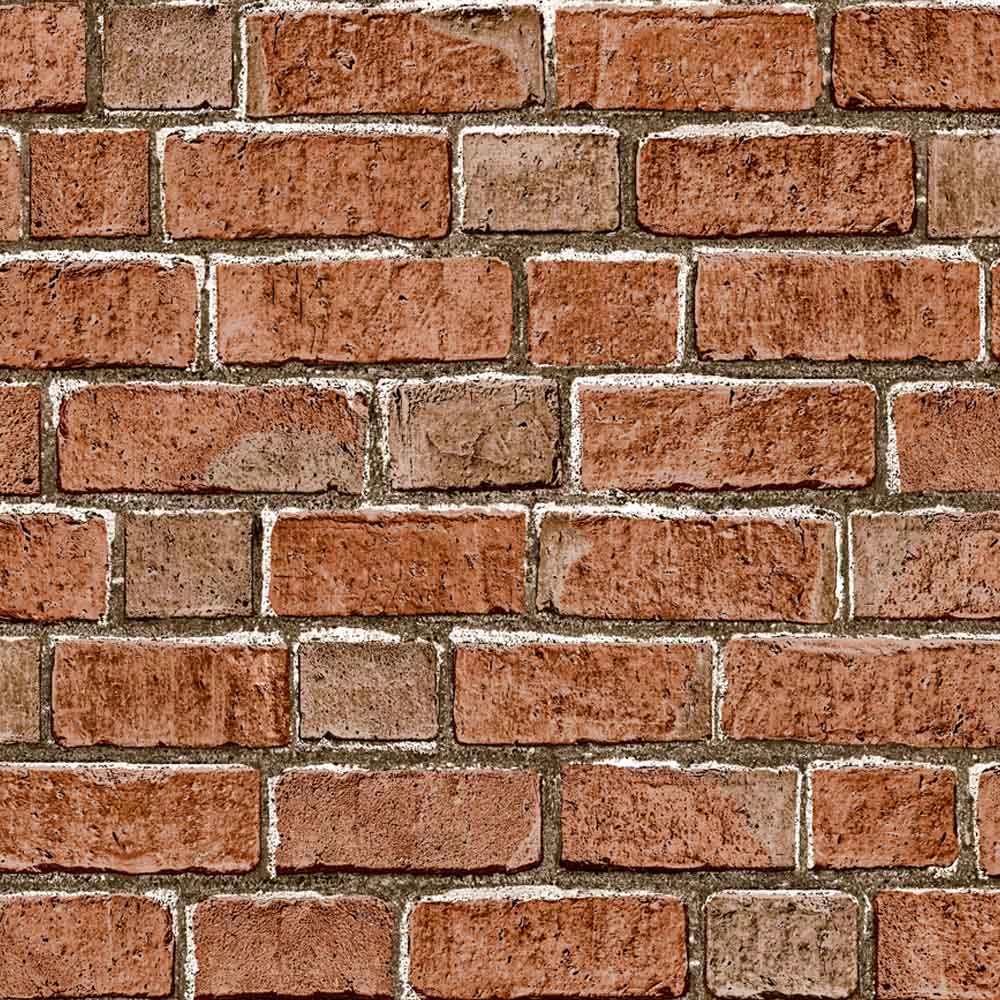 Holden Decor Brick Wall Red Wallpaper Image 1
