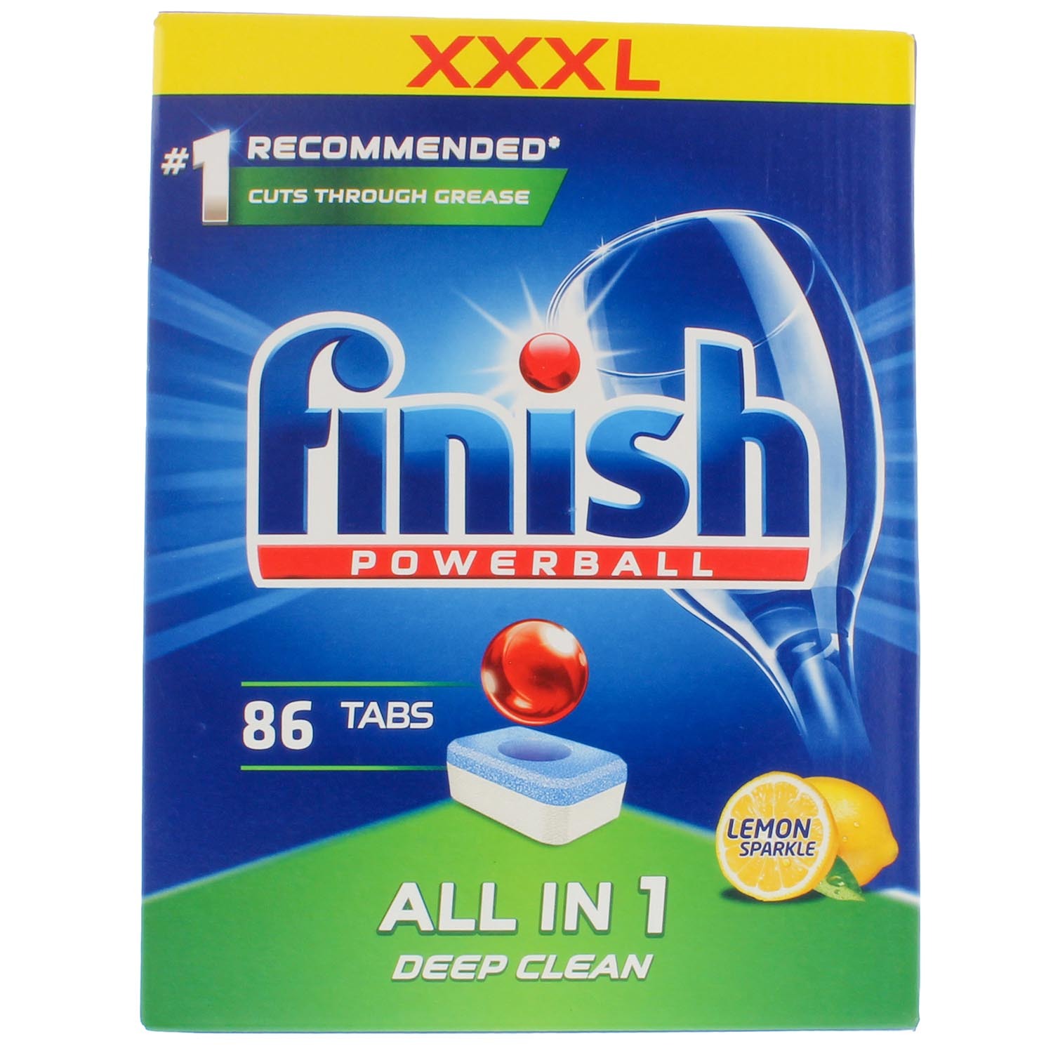 Finish Powerball All in One Max Dishwasher Tablets - 86 Image 1