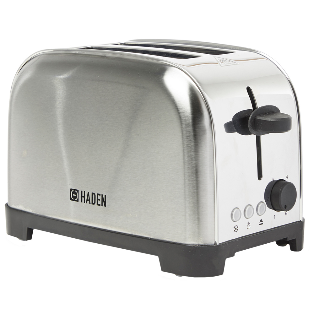 Haden 206466 Iver Steel 2 Slice Toaster Image 1
