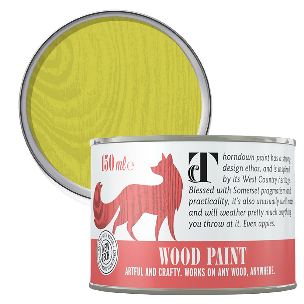 Thorndown Gromwell Green Satin Wood Paint 150ml Image 1