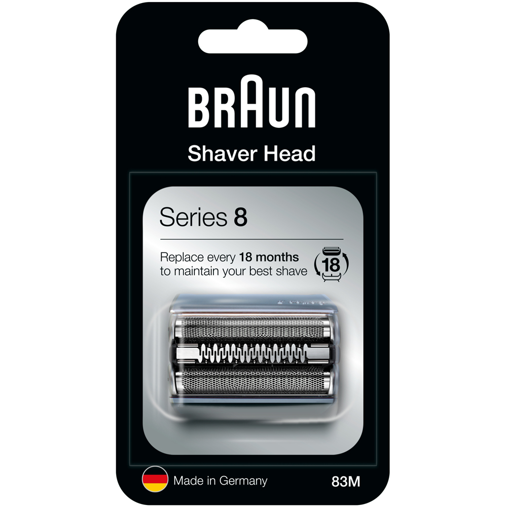 Braun 83M Shaver Replacement Head Silver Image 1