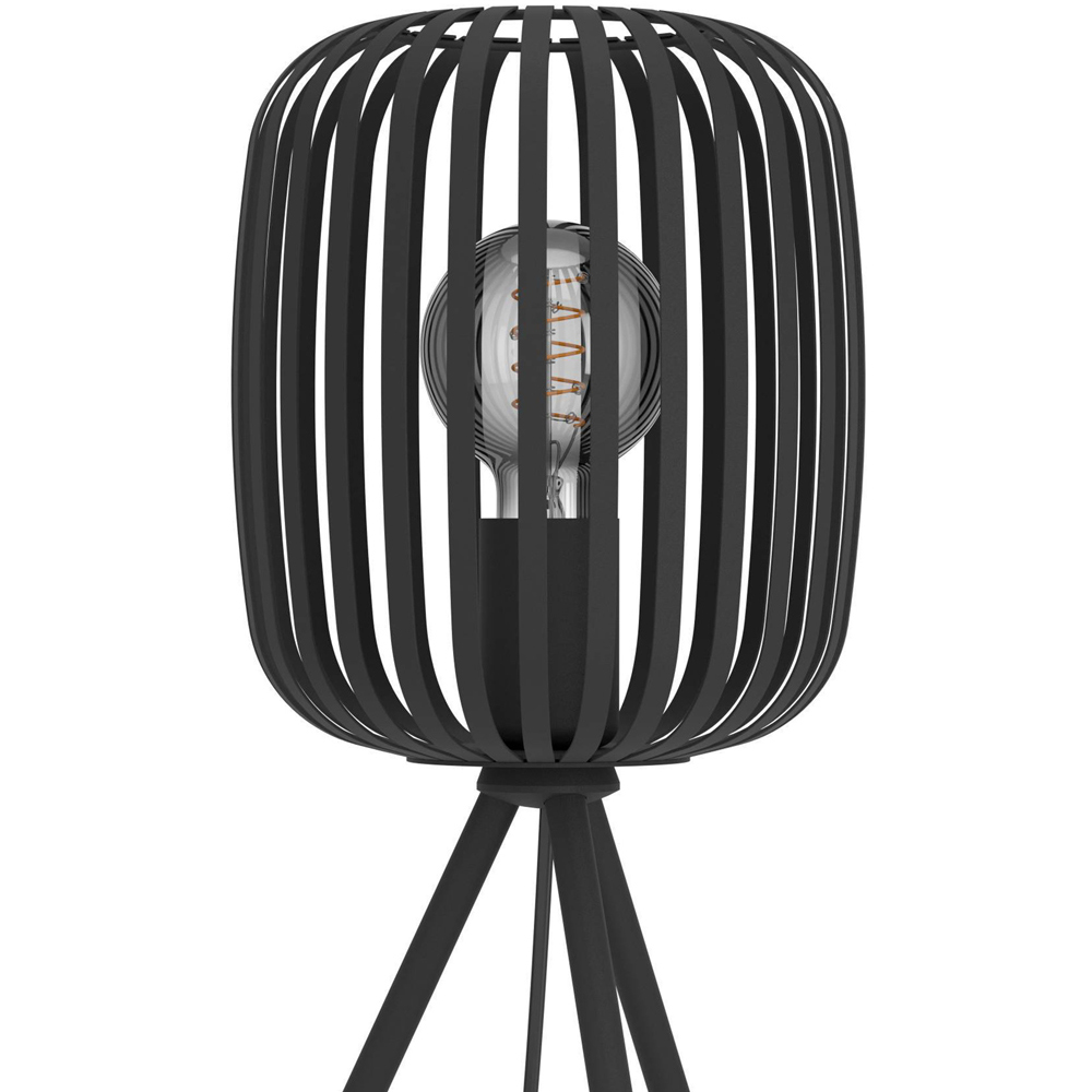 EGLO Romazzina Black Caged Table Lamp Image 3
