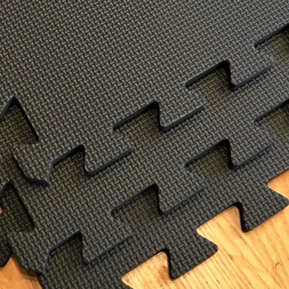 Swift Foundations Warm Floor Black Interlocking Floor Tile for Workshop 6 x 7ft Image 6