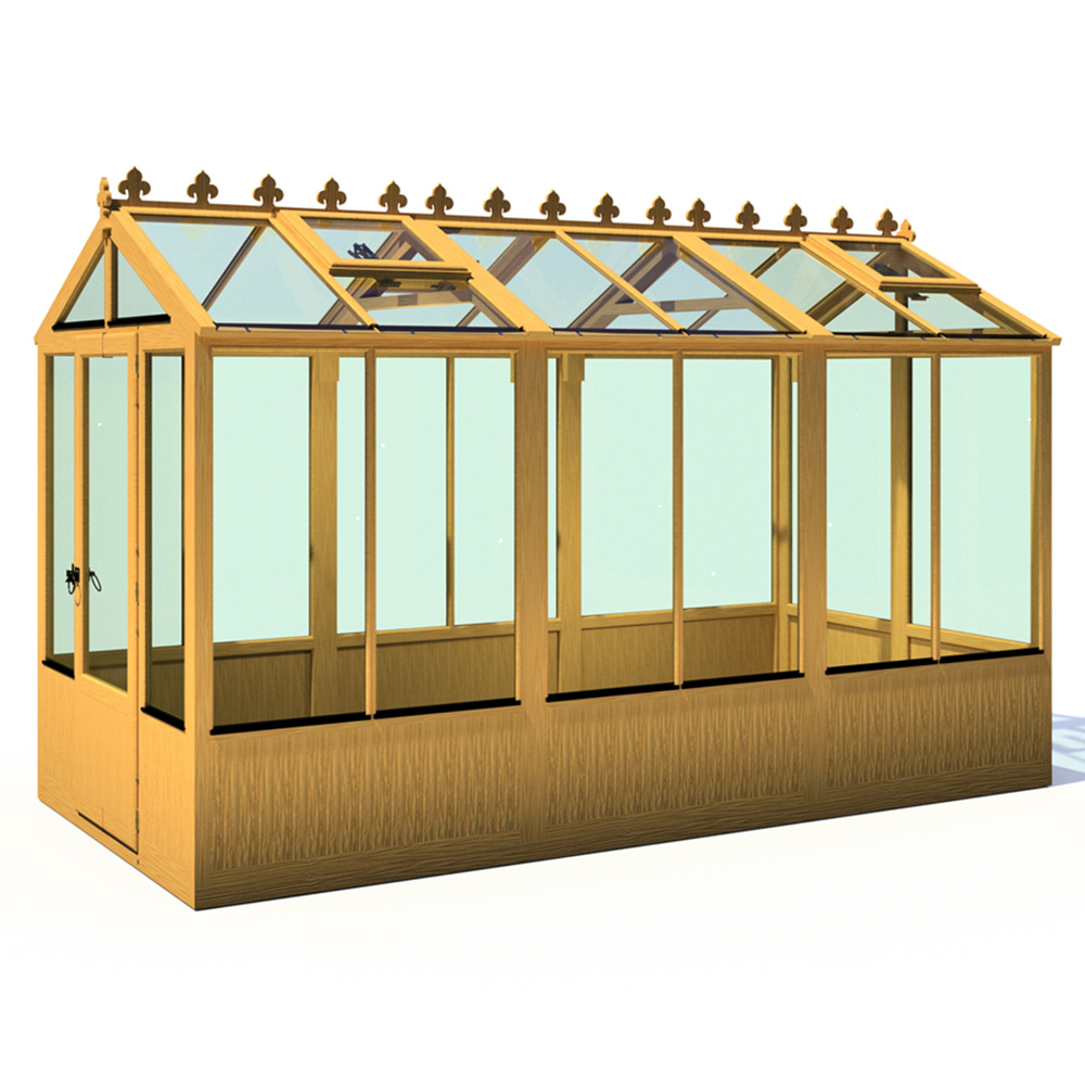 Shire Holkham Wooden 6 x 12ft Greenhouse Image 2
