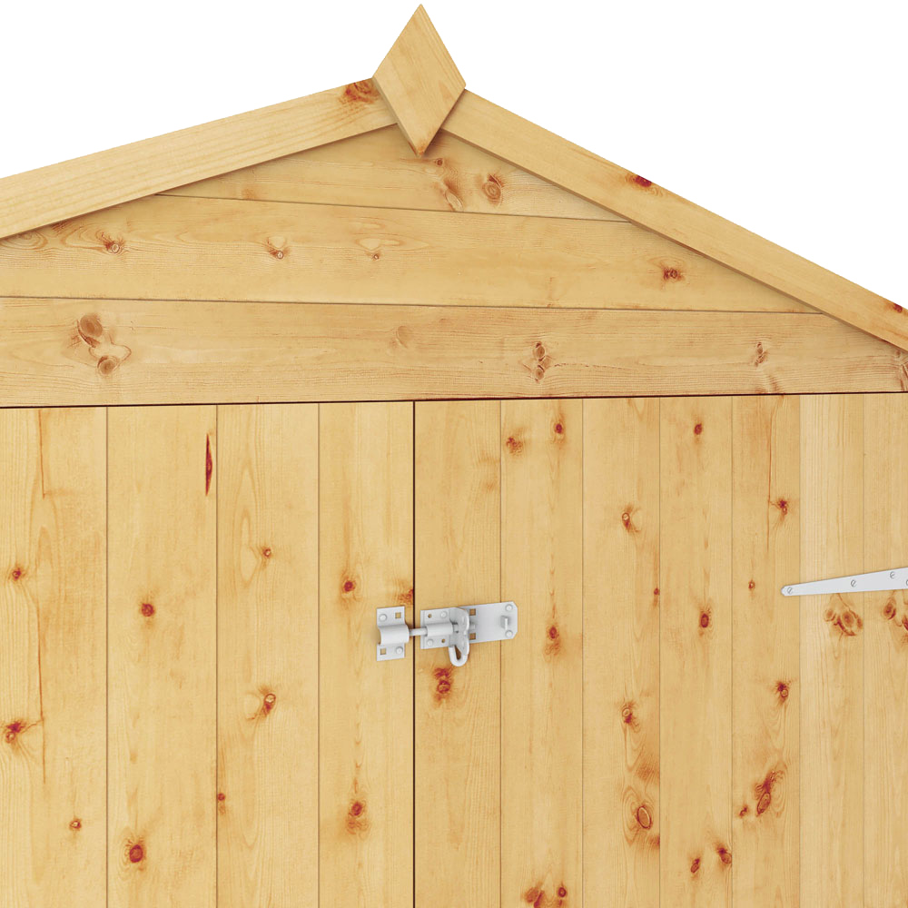 Mercia 3 x 7ft Double Door Tongue and Groove Apex Bike Shed Image 6