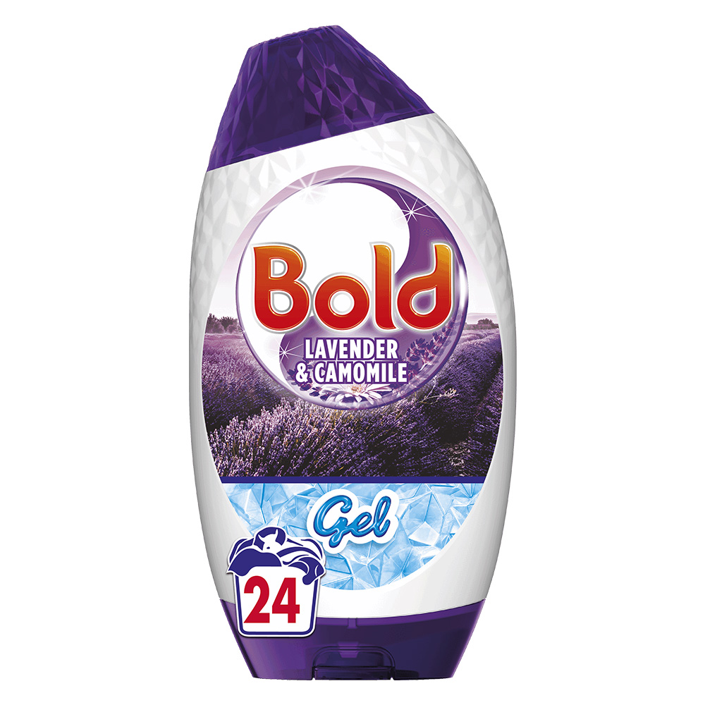 Bold 2 in 1 Lavender and Camomile Washing Liquid Gel 24 Washes 840ml Image 1