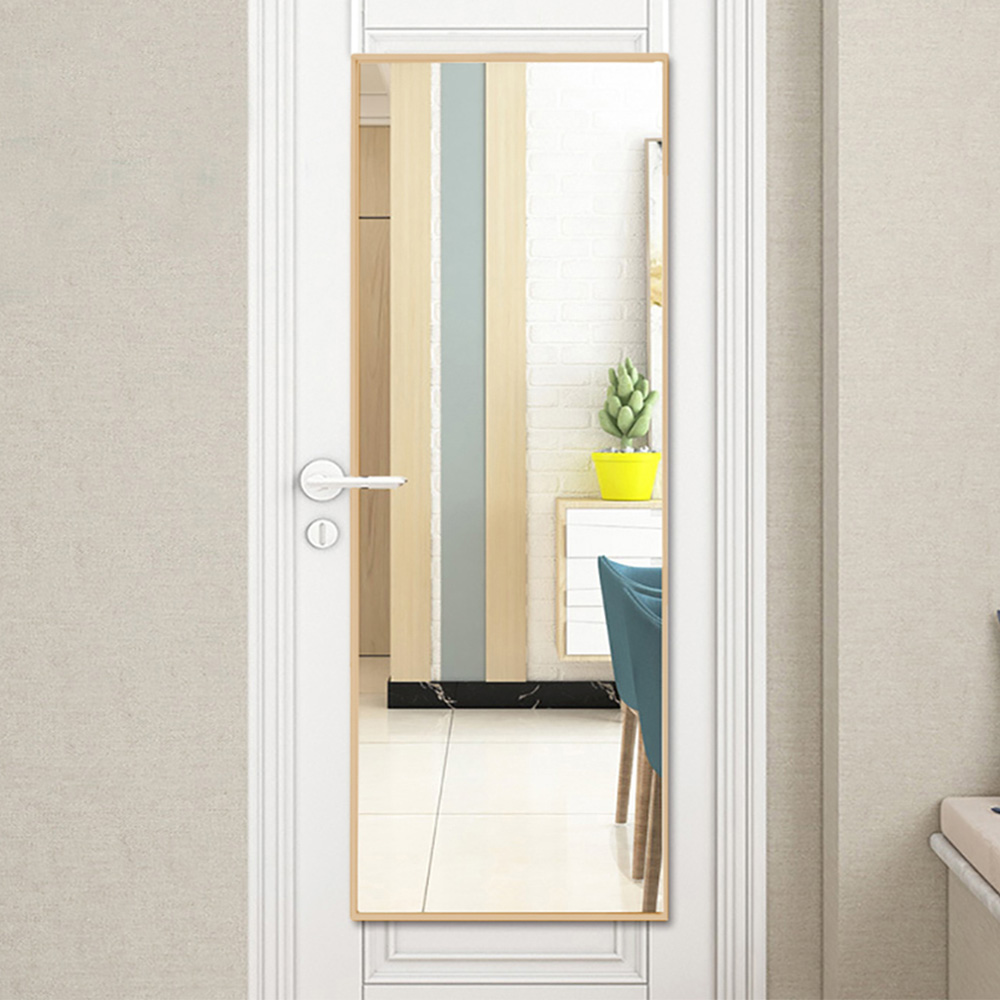 Living and Home Gold Frame Over Door Full Length Mirror 28 x 78cm Image 7