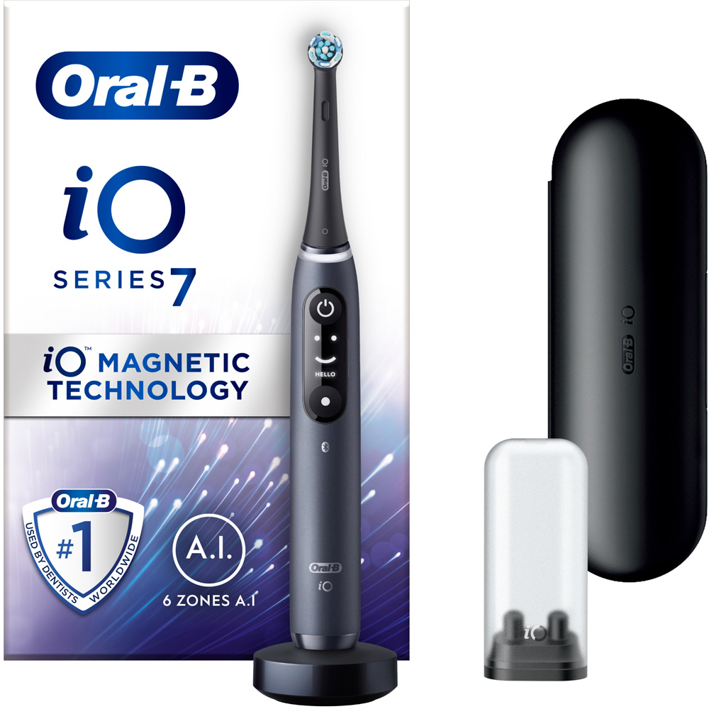 Oral-B iO Series 7 Black Lava Rechargeable Toothbrush Image 3