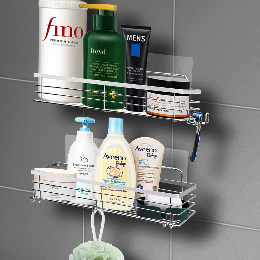 House of Home Steel Shower Caddy Pack of 2 Image 2