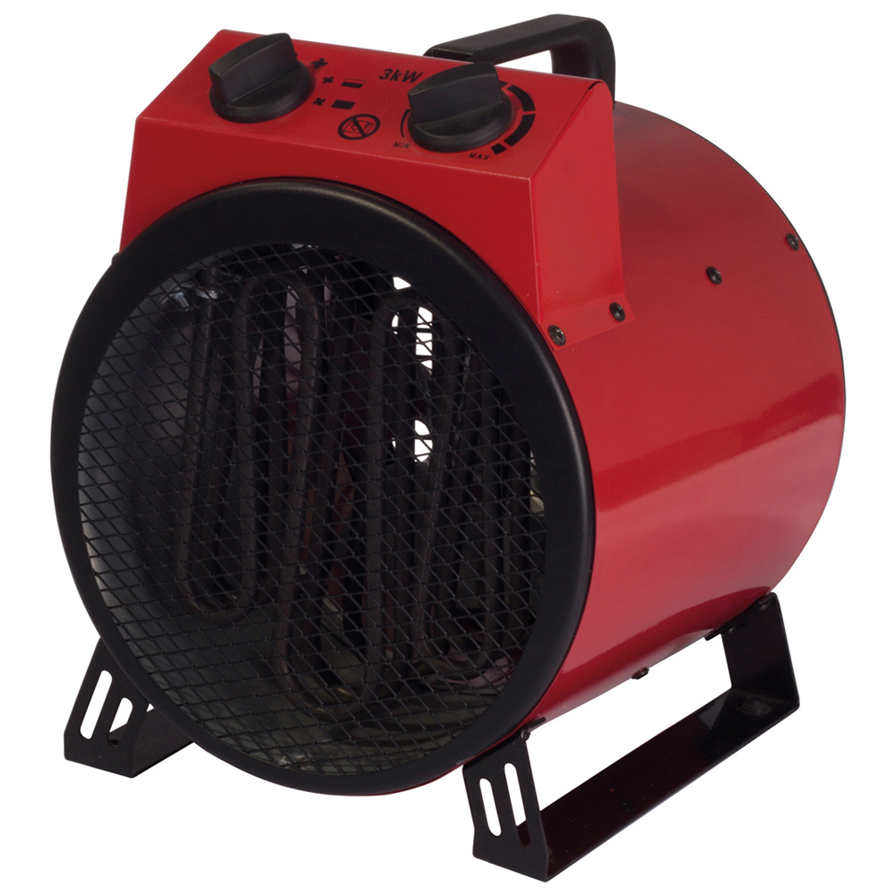 Igenix Red Drum Fan Heater 3000W Image 1