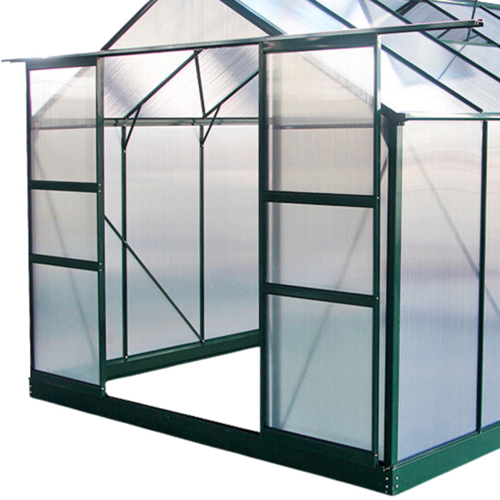 StoreMore Harvester Green Aluminium 8 x 12ft Greenhouse  Image 2