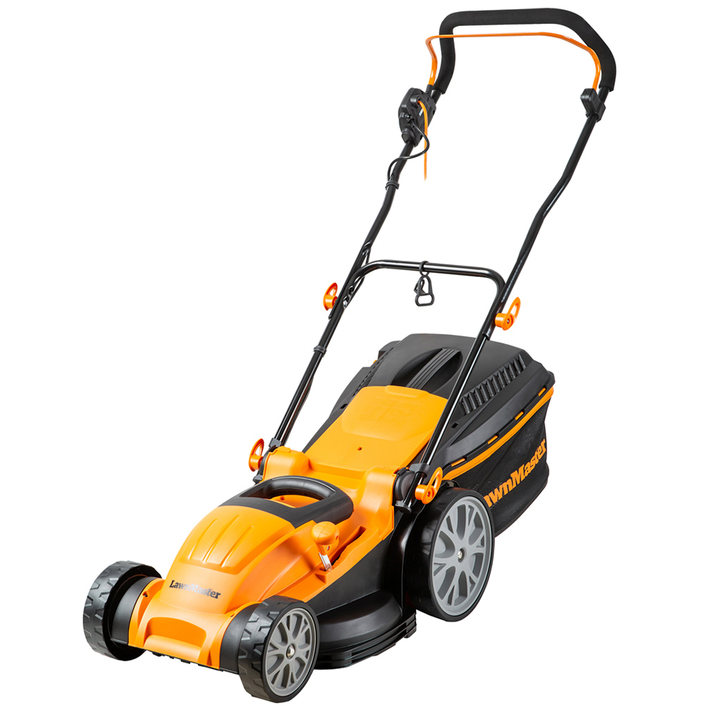 LawnMaster MEB1840M-01 1800W Hand Propelled 40cm Rotary Electric Lawn Mower Image 1