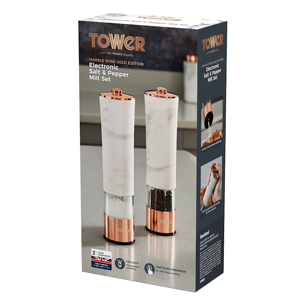 Tower Electric Salt and Pepper Mill Image 5