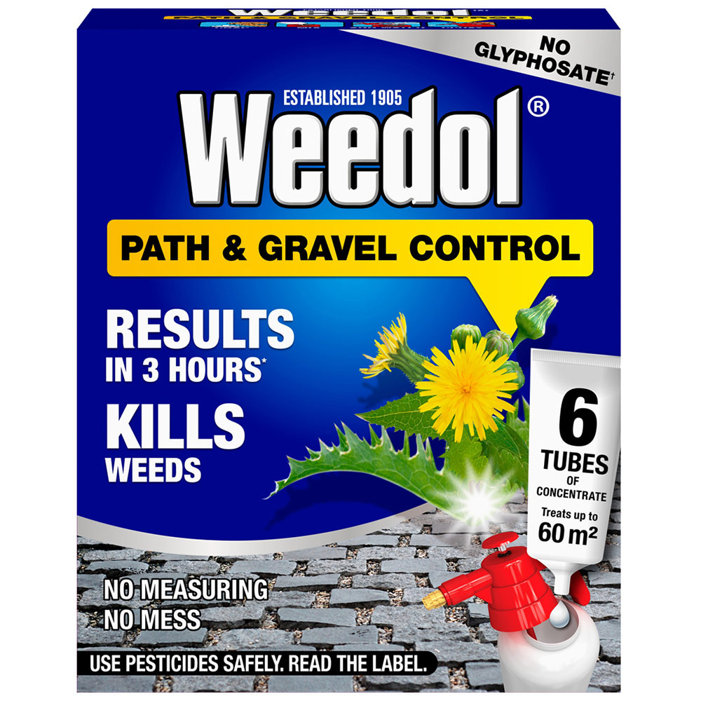 Weedol Path and Gravel Concentrated Weed Killer 6 Tube Image 1