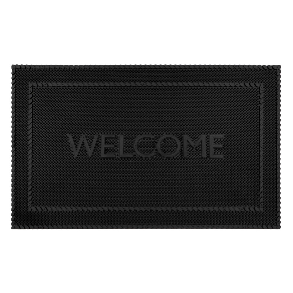 JVL Alvaro Welcome Scraper Doormat 45 x 75cm Image 1